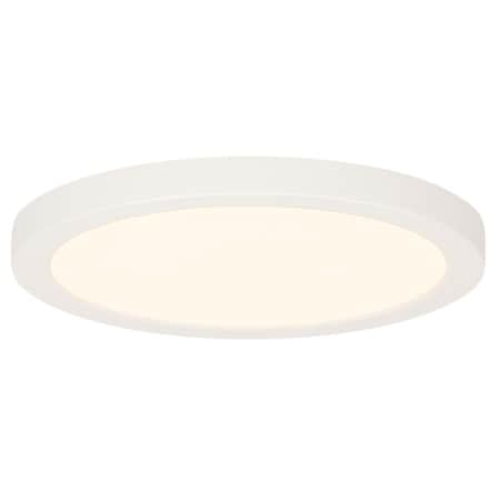 Westinghouse Fixture Ceiling LED Flush-Mount 17W Clear Slct Rnd 7In White White Frosted Shd 6112000